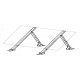 Soporte galvanizado para 1 módulo 135W
